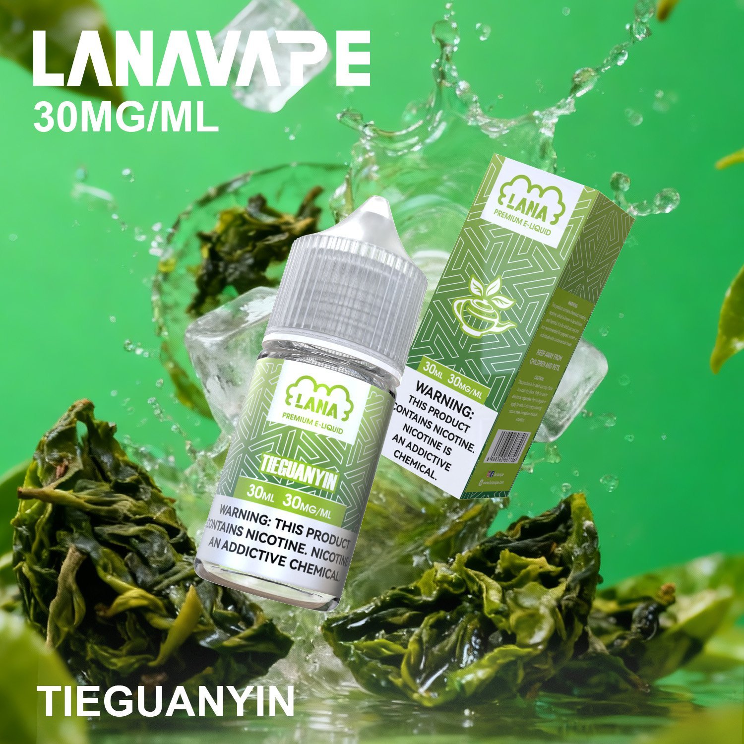 LANA 拉娜煙油 30ml 瓶裝|30MG 冰感強勁・清涼口感升級:圖片 5