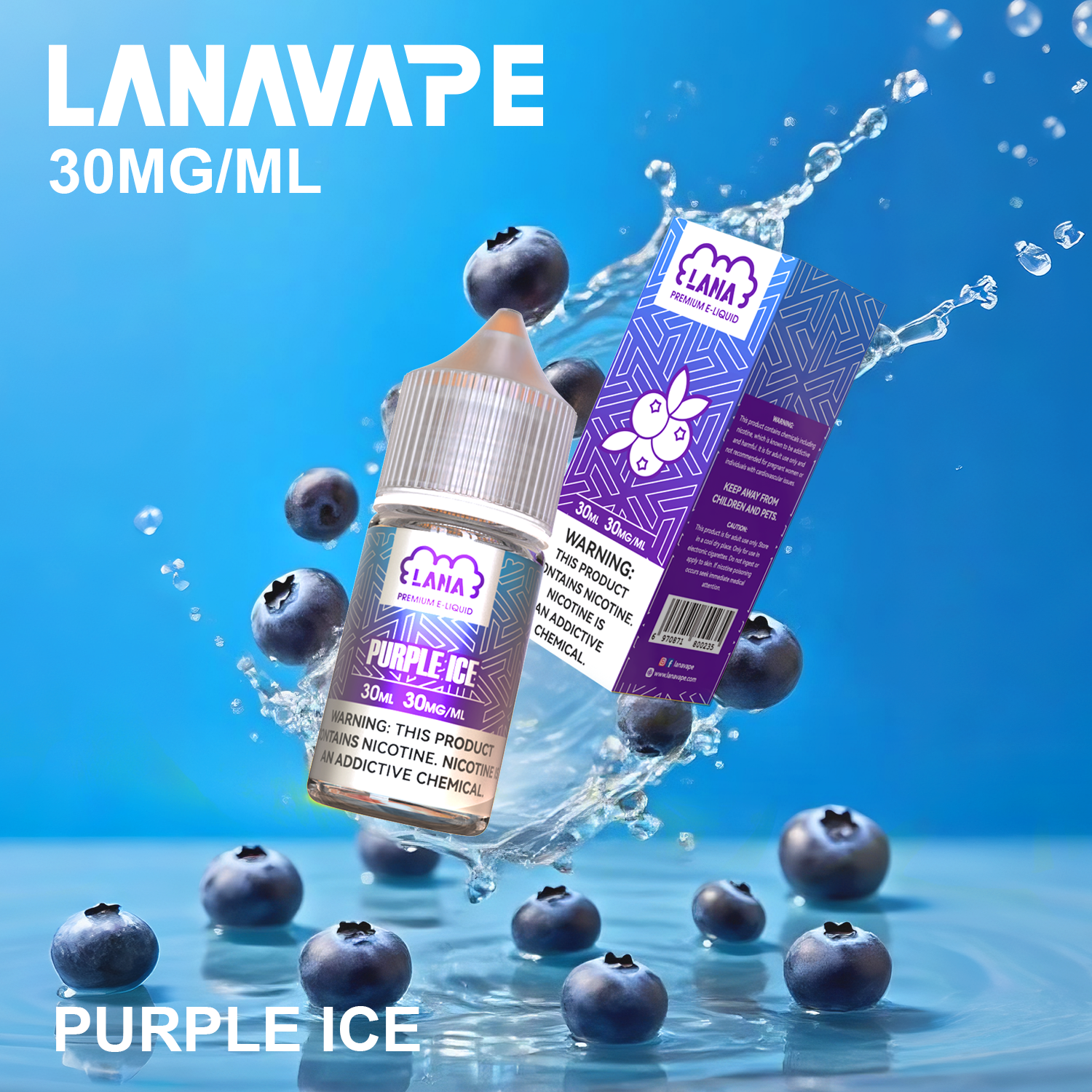 LANA 拉娜煙油 30ml 瓶裝|30MG 冰感強勁・清涼口感升級:圖片 6