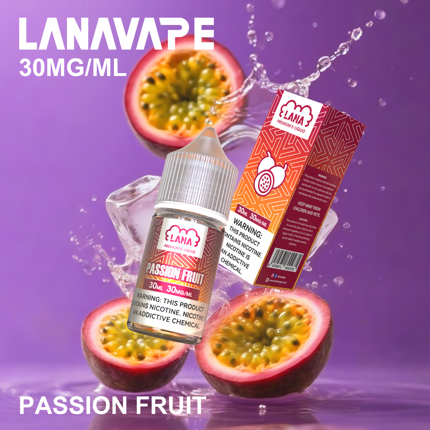 LANA 拉娜煙油 30ml 瓶裝|30MG 冰感強勁・清涼口感升級:圖片 8
